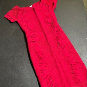 Red Valentine’s Day bodycon Date sexy dress New without tag